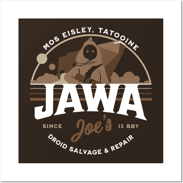 Jawa Joe's Droid Repair and Salvage Wall Art by The Fanatic